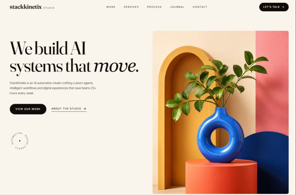 StackKinetix Studio - Project by Darshan Kushalkar